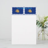Stationery with Flag of Quebec City, Canada 便箋 (スタンド正面)