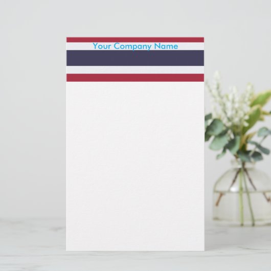 Stationery with Flag of Thailand 便箋 (スタンド正面)