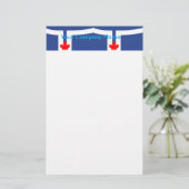 Stationery with Flag of Toronto, Canada 便箋 (スタンド正面)