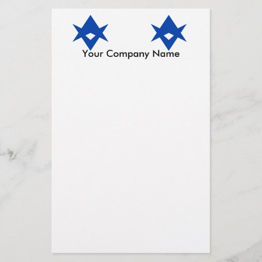 Stationery with Flag of Toyota City, Japan 便箋 (正面)