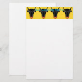 Stationery with Flag of Uri canton, Switzerland 便箋 (正面/裏面)