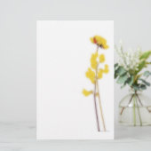 Stationery with yellow flowers 便箋 (スタンド正面)
