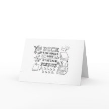 Statsおよびポスト・イットのクリスマスカード