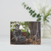 Statue in den Tempeln von Ava in Myanmar Postkarte ポストカード (スタンド正面)