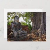 Statue in den Tempeln von Ava in Myanmar Postkarte ポストカード (正面/裏面)