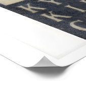 Statue of Apollo - Cyprus - Postage Stamp Print ポスター (角)