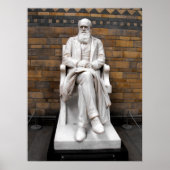 Statue of Charles Darwin ポスター (正面)