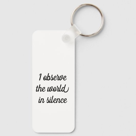 Statue of David by Michelangelo キーホルダー (裏面)