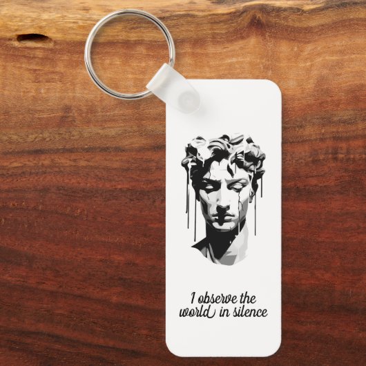 Statue of David by Michelangelo キーホルダー (正面)