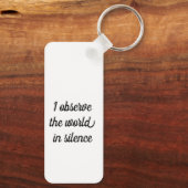 Statue of David by Michelangelo キーホルダー (裏面)