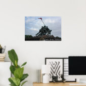 Statue of Iwo Jima Poster ポスター (ホームオフィス)