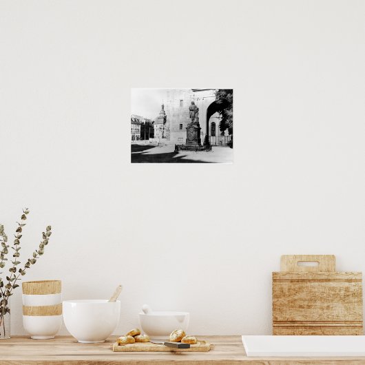 Statue of Johann Sebastian Bach ポスター (キッチン)