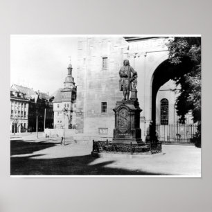 Statue of Johann Sebastian Bach ポスター