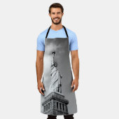 STATUE OF LIBERTY エプロン (着用した状態)