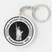 statue of liberty キーホルダー (裏面)