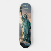 Statue of Liberty 1776–2026 Freedom Skate Art スケートボード (正面)