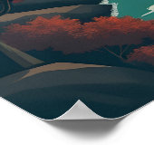 Statue of Liberty and CN Tower Landscape ポスター (角)