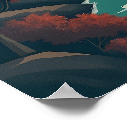 Statue of Liberty and CN Tower Landscape ポスター (角)