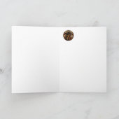 Statue of Liberty, Apple pie happy holidays greeti カード (内部)