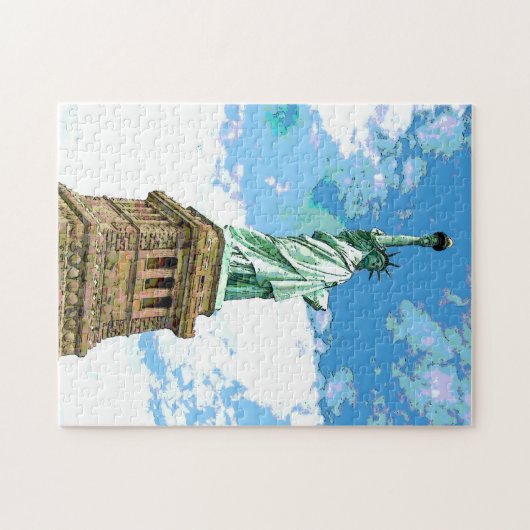 Statue of Liberty Art ジグソーパズル (横)