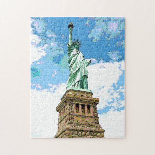 Statue of Liberty Art ジグソーパズル (縦)