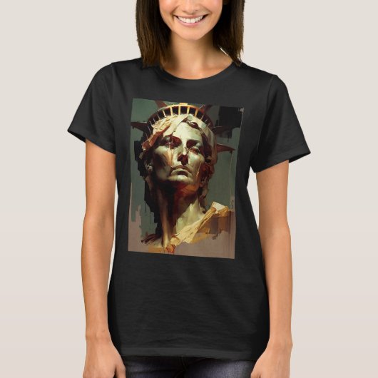 Statue Of Liberty  Artistic Rendering  Lady Libert Tシャツ (正面)