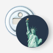 Statue of Liberty Button Bottle Opener  栓抜き (正面)