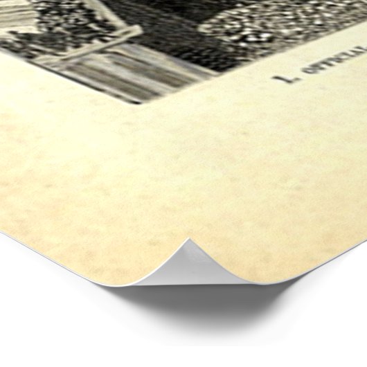 Statue of Liberty Construction Illustration ポスター (角)