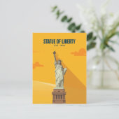 Statue of Liberty Est. 1886 ポストカード (スタンド正面)
