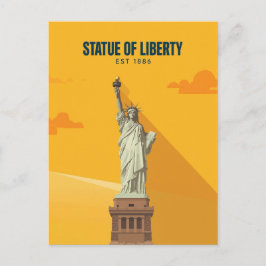 Statue of Liberty Est. 1886 ポストカード