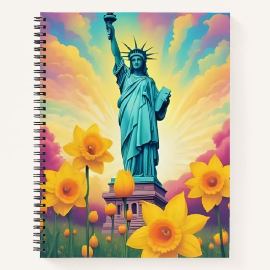 Statue of Liberty in Spring ノートブック (正面)