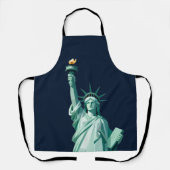 Statue of Liberty Modern Art Apron エプロン (正面)