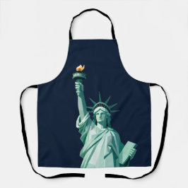 Statue of Liberty Modern Art Apron エプロン