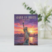 Statue of Liberty New York ポストカード (スタンド正面)
