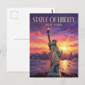 Statue of Liberty New York ポストカード (正面/裏面)