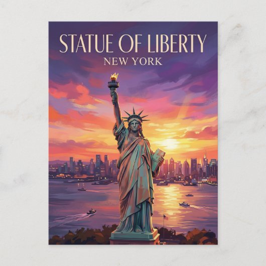 Statue of Liberty New York ポストカード (正面)
