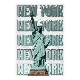 Statue of Liberty New York poster ポスター
