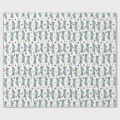 Statue of Liberty - Patriotic Stars Wrapping Paper ラッピングペーパー (フラット)