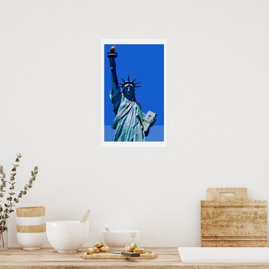 Statue of Liberty Pop Art Poster ポスター (キッチン)