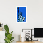 Statue of Liberty Pop Art Poster ポスター (ホームオフィス)