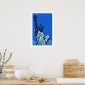 Statue of Liberty Pop Art Poster ポスター (キッチン)