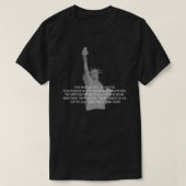Statue of Liberty quote tshirt Classic T-Shirt Tシャツ (デザイン正面)