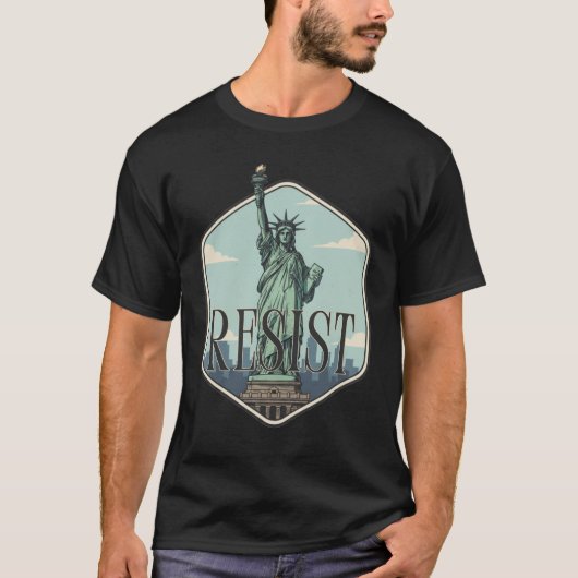 Statue of Liberty Resist Tシャツ (正面)