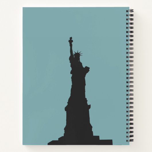 Statue of Liberty Spiral Notebook  ノートブック (裏面)