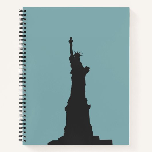 Statue of Liberty Spiral Notebook  ノートブック (正面)