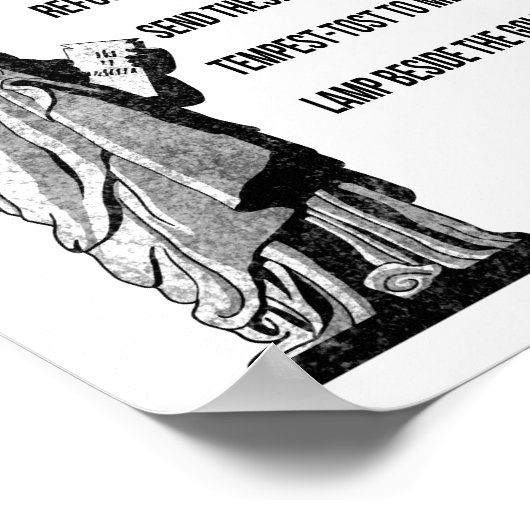 Statue Of Liberty The New Colossus ポスター (角)