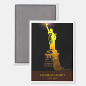 Statue of Liberty Travel Magnet マグネット (正面/裏面)
