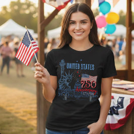 Statue of Liberty US 250 Years Anniversary  トライブレンドＴシャツ