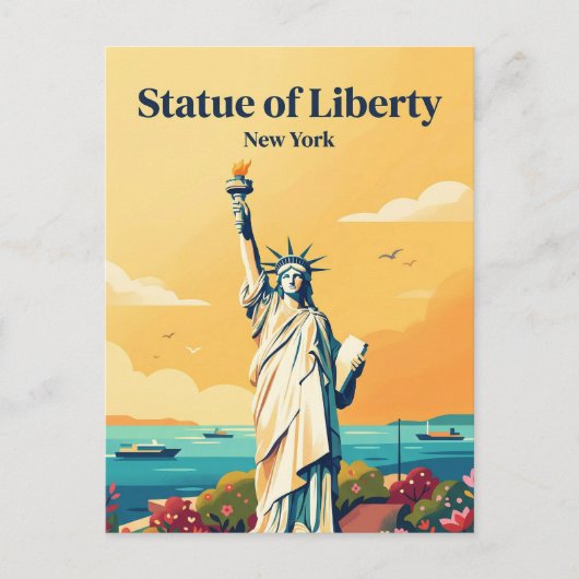 Statue of Liberty USA ポストカード (正面)