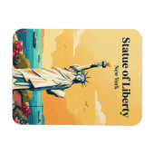 Statue of Liberty USA マグネット (横)